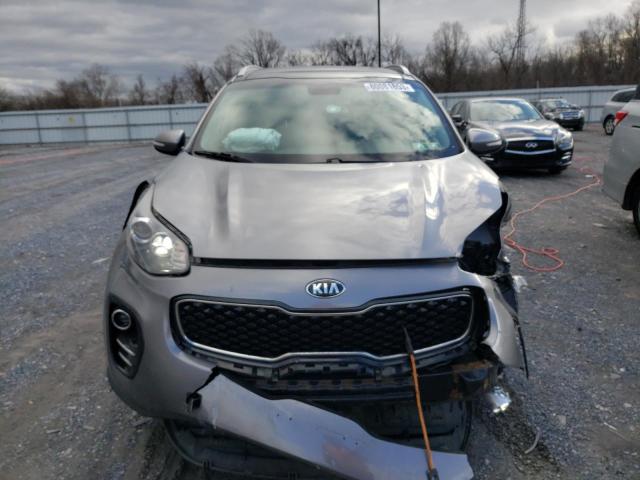 KNDPNCAC4H7154675 - 2017 KIA SPORTAGE EX GRAY photo 5