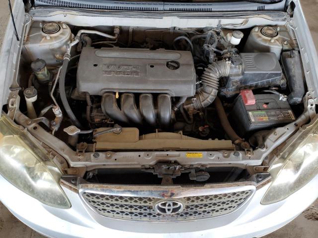 1NXBR32E47Z800758 - 2007 TOYOTA COROLLA CE SILVER photo 11