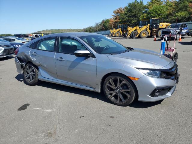 2HGFC2F83MH505513 - 2021 HONDA CIVIC SPORT SILVER photo 4
