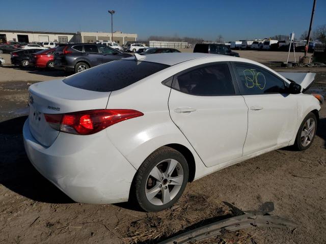 5NPDH4AE6DH441085 - 2013 HYUNDAI ELANTRA GLS WHITE photo 3