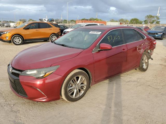 4T1BF1FK0GU536564 - 2016 TOYOTA CAMRY LE BURGUNDY photo 1