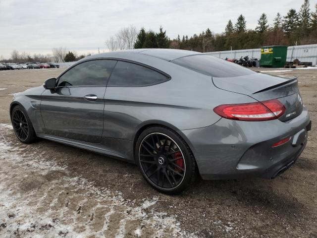 WDDWJ8HB9JF729632 - 2018 MERCEDES-BENZ C 63 AMG-S GRAY photo 2