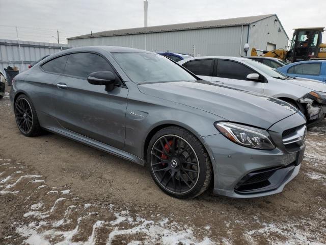 WDDWJ8HB9JF729632 - 2018 MERCEDES-BENZ C 63 AMG-S GRAY photo 4