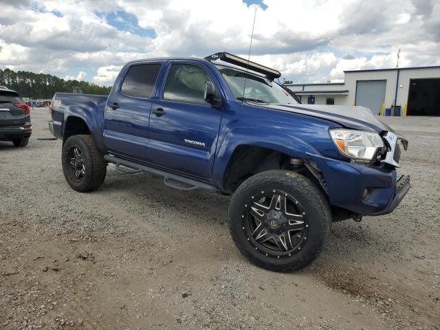 5TFLU4EN1FX137400 - 2015 TOYOTA TACOMA DOUBLE CAB BLUE photo 4