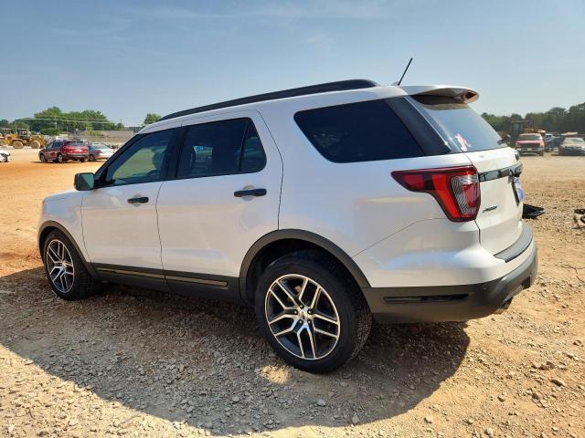 1FM5K8GT1JGB26239 - 2018 FORD EXPLORER SPORT Білий фото 2
