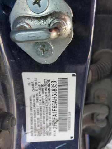 2HGFA1F65AH558353 - 2010 HONDA CIVIC LX-S Mavi foto 12