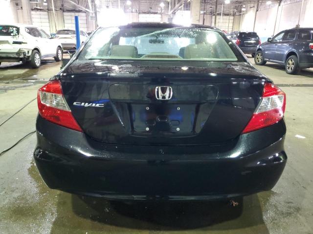 19XFB2F91CE004639 - 2012 HONDA CIVIC EXL შავი ფოტო 6