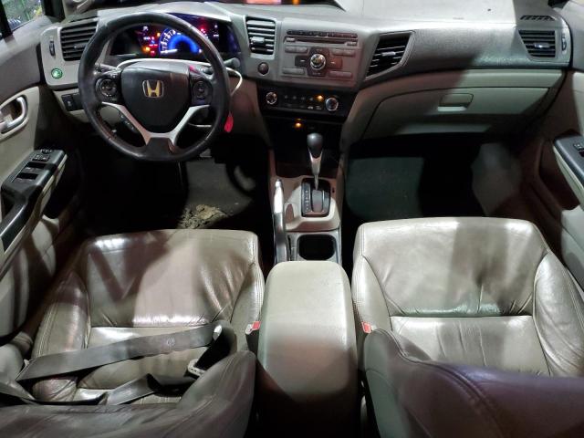 19XFB2F91CE004639 - 2012 HONDA CIVIC EXL შავი ფოტო 8