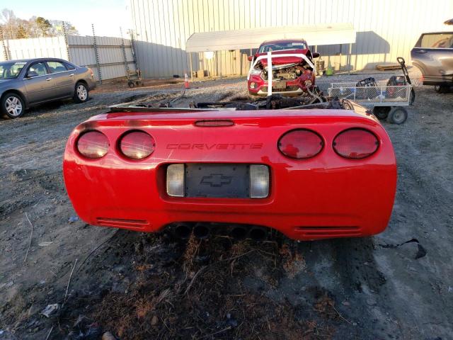 1G1YY32G7W5105209 - 1998 CHEVROLET CORVETTE RED photo 6