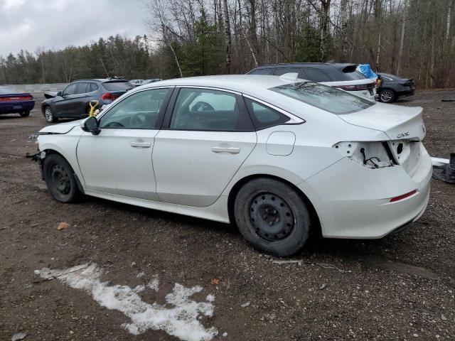 2HGFE2F25NH100860 - 2022 HONDA CIVIC LX WHITE photo 2