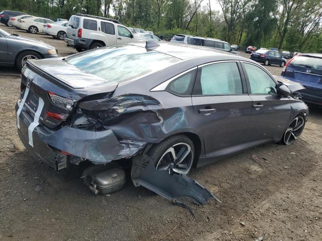 1HGCV1F3XJA240708 - 2018 HONDA ACCORD SPORT GRAY photo 3