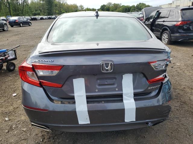 1HGCV1F3XJA240708 - 2018 HONDA ACCORD SPORT GRAY photo 6