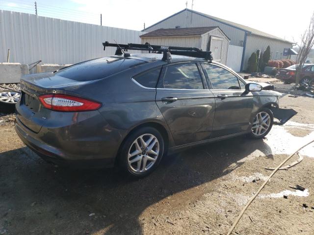 3FA6P0H74FR158833 - 2015 FORD FUSION SE GRAY photo 3