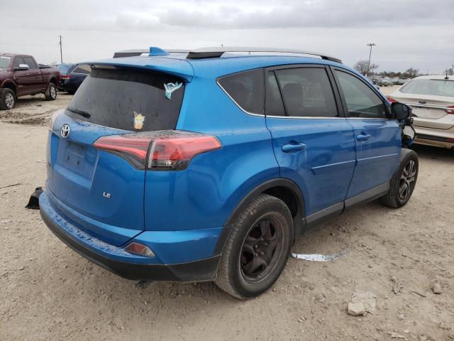 2T3ZFREV3JW428429 - 2018 TOYOTA RAV4 LE BLUE photo 3