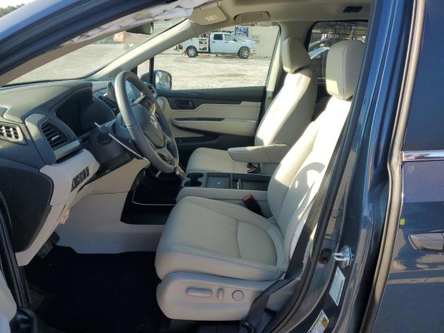 5FNRL6H62SB073384 - 2025 HONDA ODYSSEY EXL BLUE photo 7