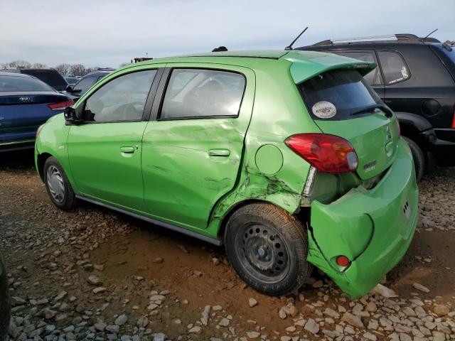 ML32A3HJ0FH014191 - 2015 MITSUBISHI MIRAGE DE GREEN photo 2