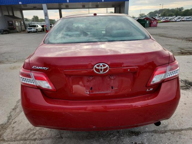 4T1BF3EK6BU648677 - 2011 TOYOTA CAMRY BASE RED photo 6