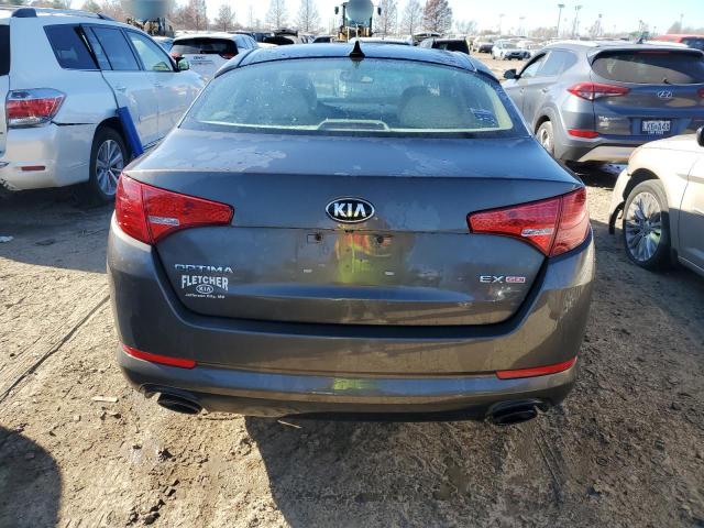 5XXGN4A70DG153324 - 2013 KIA OPTIMA EX GRAY photo 6