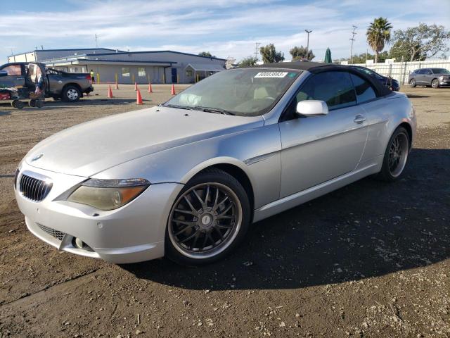 WBAEK73464B321961 - 2004 BMW 645 CI AUTOMATIC SILVER photo 1