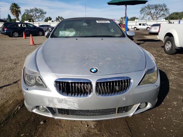 WBAEK73464B321961 - 2004 BMW 645 CI AUTOMATIC SILVER photo 5