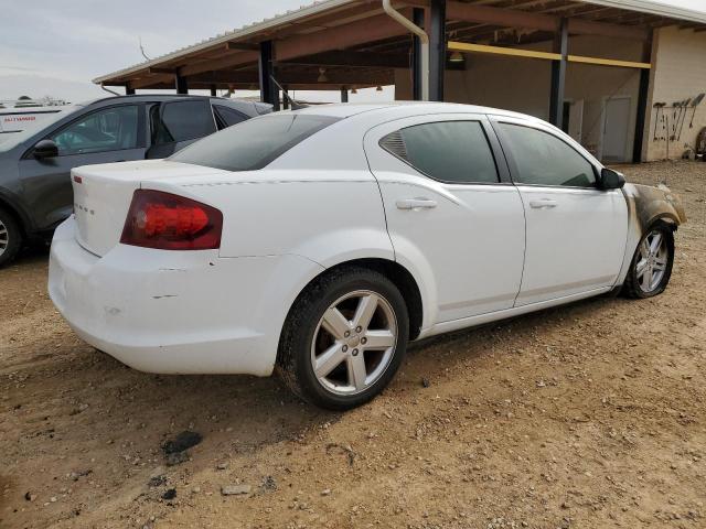 1C3CDZABXDN566024 - 2013 DODGE AVENGER SE WHITE photo 3