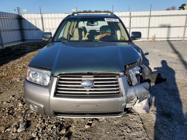 JF1SG67677H723301 - 2007 SUBARU FORESTER 2.5X LL BEAN GREEN photo 5