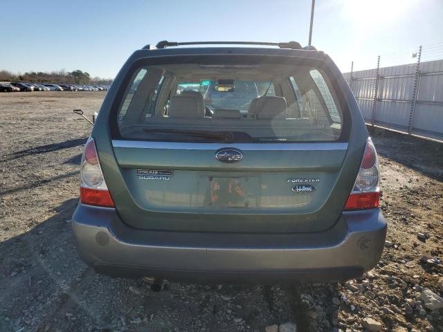 JF1SG67677H723301 - 2007 SUBARU FORESTER 2.5X LL BEAN GREEN photo 6