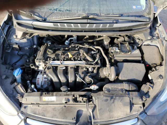 5NPDH4AE8EH492427 - 2014 HYUNDAI ELANTRA SE GRAY photo 11