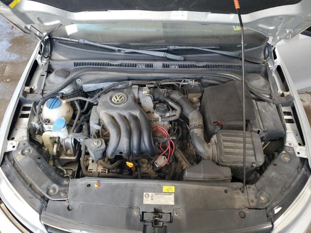 3VW2K7AJ6BM305731 - 2011 VOLKSWAGEN JETTA BASE SILVER photo 11