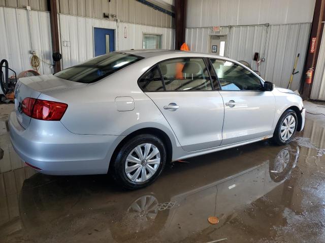 3VW2K7AJ6BM305731 - 2011 VOLKSWAGEN JETTA BASE SILVER photo 3