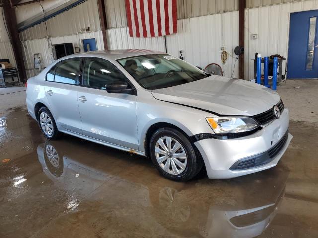 3VW2K7AJ6BM305731 - 2011 VOLKSWAGEN JETTA BASE SILVER photo 4