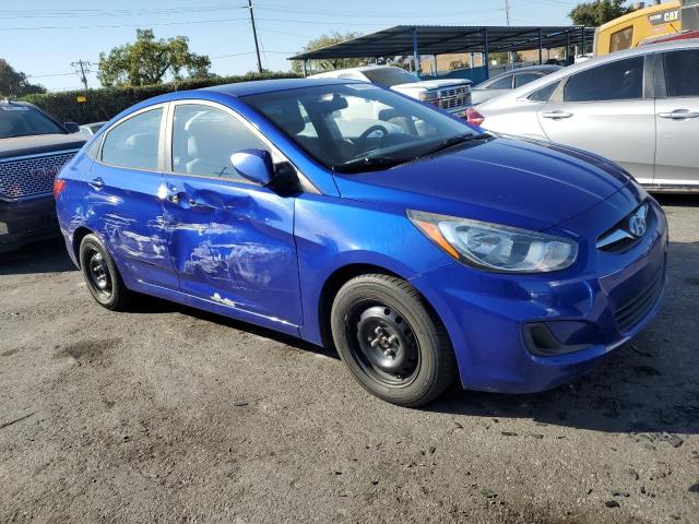 KMHCT4AE7DU548304 - 2013 HYUNDAI ACCENT GLS BLUE photo 4