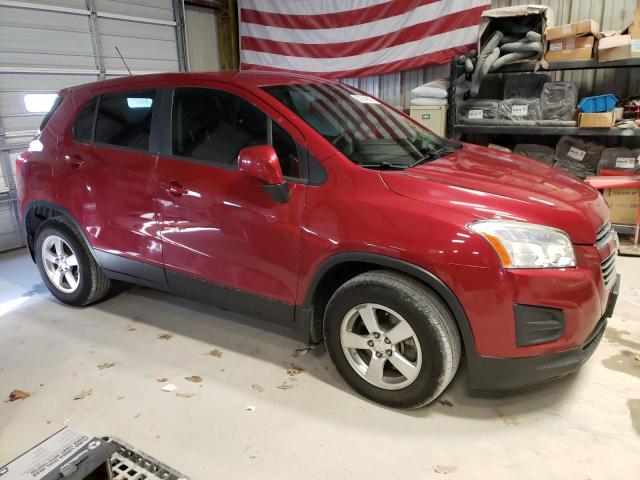 KL7CJPSB0FB162979 - 2015 CHEVROLET TRAX 1LS RED photo 4