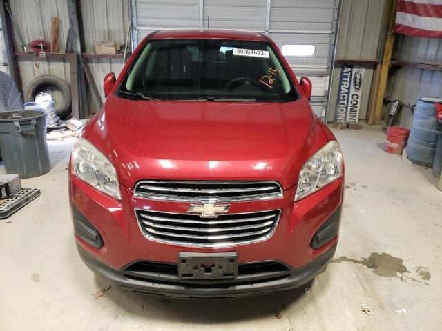 KL7CJPSB0FB162979 - 2015 CHEVROLET TRAX 1LS RED photo 5