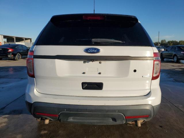 1FM5K8AR7FGB75725 - 2015 FORD EXPLORER POLICE INTERCEPTOR თეთრი ფოტო 6