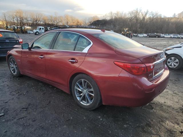 JN1AV7AR7FM850790 - 2015 INFINITI Q50 HYBRID PREMIUM BURGUNDY photo 2