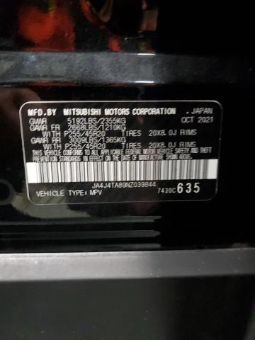 JA4J4TA89NZ039844 - 2022 MITSUBISHI OUTLANDER ES BLACK photo 13