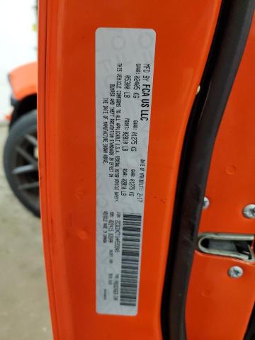 2C3CDXCT1HH593945 - 2017 DODGE CHARGER R/T ORANGE photo 13