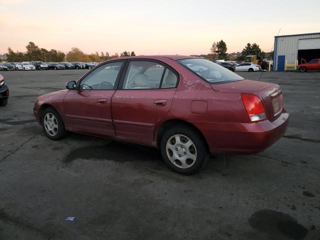 KMHDN45D53U586516 - 2003 HYUNDAI ELANTRA GLS BURGUNDY photo 2