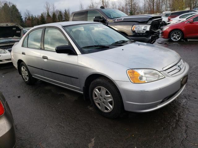 2HGES16133H538733 - 2003 HONDA CIVIC DX SILVER photo 4