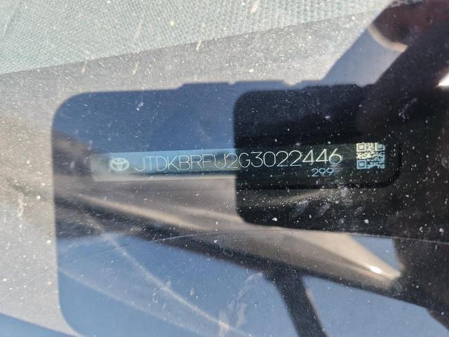 JTDKBRFU2G3022446 - 2016 TOYOTA PRIUS ნაცრისფერი ფოტო 12