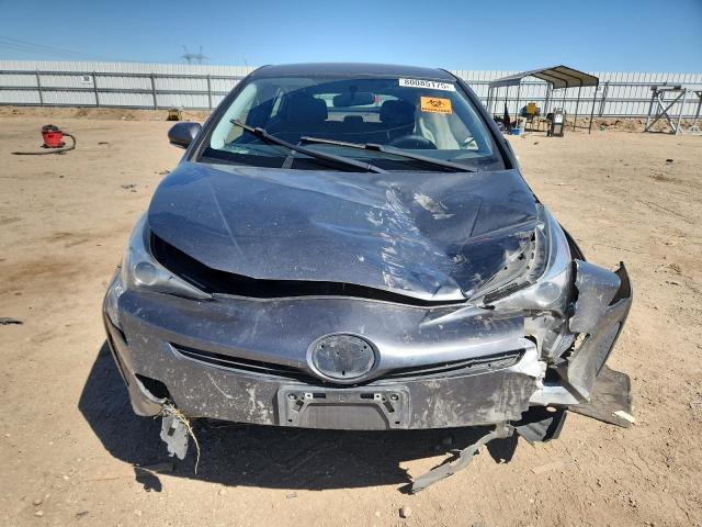 JTDKBRFU2G3022446 - 2016 TOYOTA PRIUS ნაცრისფერი ფოტო 5