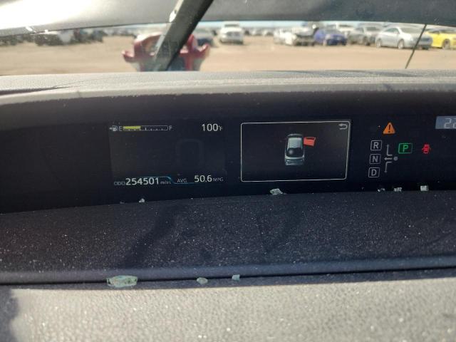 JTDKBRFU2G3022446 - 2016 TOYOTA PRIUS ნაცრისფერი ფოტო 9