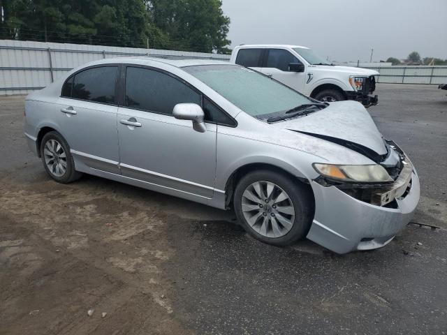2HGFA16859H547236 - 2009 HONDA CIVIC EX SILVER photo 4