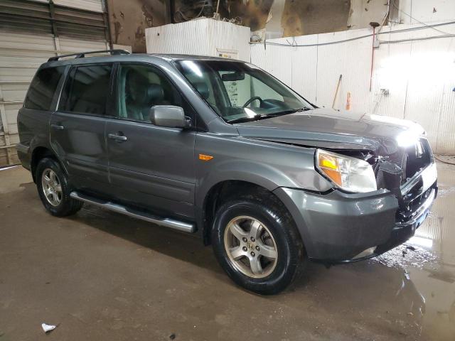 2HKYF18677H522413 - 2007 HONDA PILOT EXL GRAY photo 4