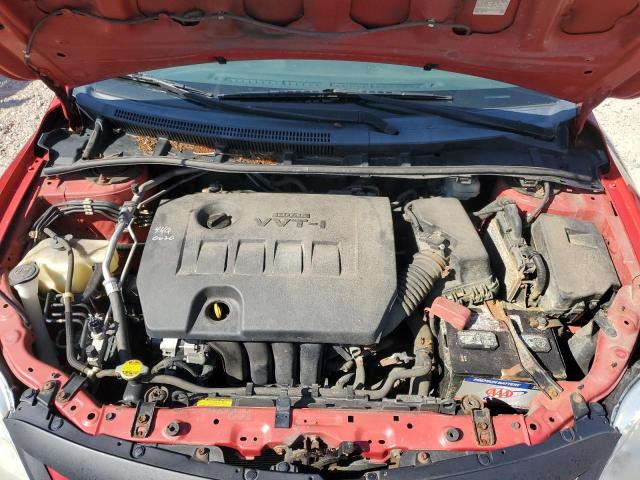 2T1BU4EE4CC918059 - 2012 TOYOTA COROLLA BASE Czerwony zdjęcie 11