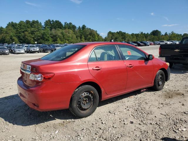 2T1BU4EE4CC918059 - 2012 TOYOTA COROLLA BASE Czerwony zdjęcie 3