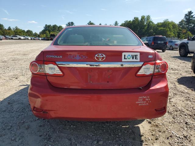 2T1BU4EE4CC918059 - 2012 TOYOTA COROLLA BASE Czerwony zdjęcie 6