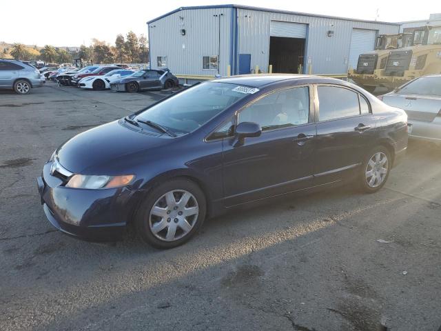 2HGFA16517H510123 - 2007 HONDA CIVIC LX BLUE photo 1