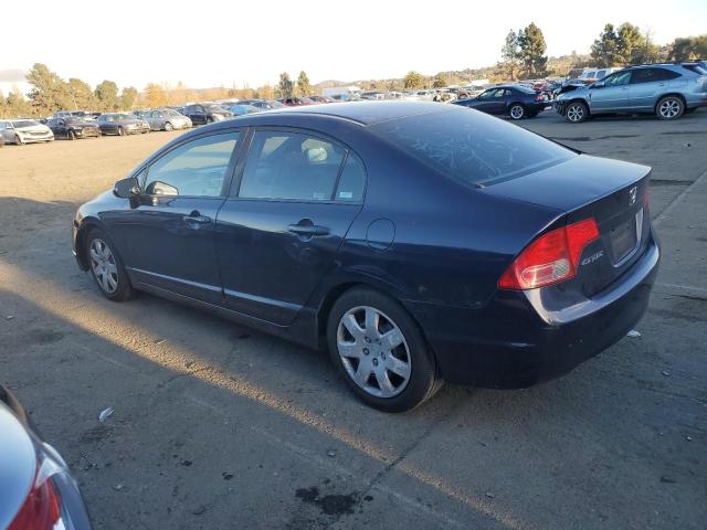 2HGFA16517H510123 - 2007 HONDA CIVIC LX BLUE photo 2